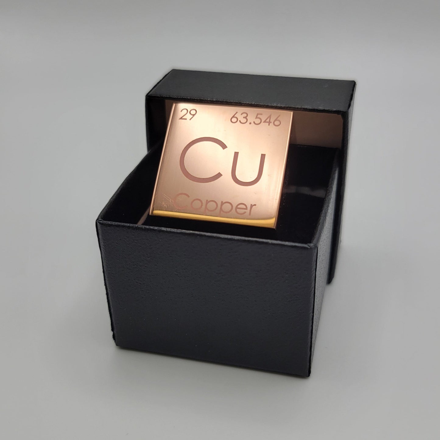 Copper Cube (Cu) 99.99% Pure 1"x1"x1" Polished MADE IN USA